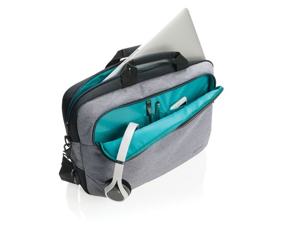 Sacoche pour ordinateur portable 15” Arata Gris, Noir - XD Design P762.182