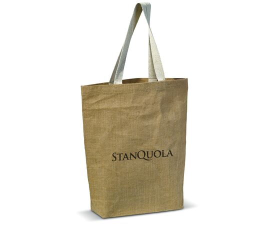Schoudertas jute 340g/m² Natuur -  LT95108-N0094