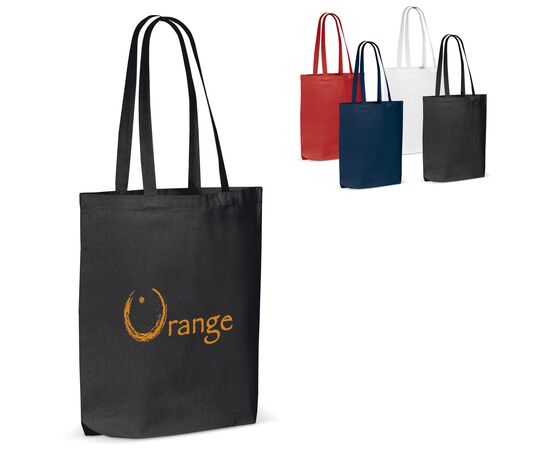 Schoudertas canvas OEKO-TEX® 270g/m² 42x12x43cm Wit -  LT95164-N0001