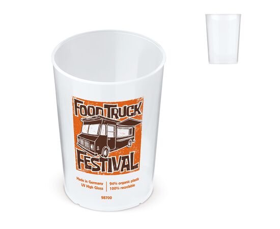 Cup Écologique bio 250ml Transparent -  LT98700-N0004