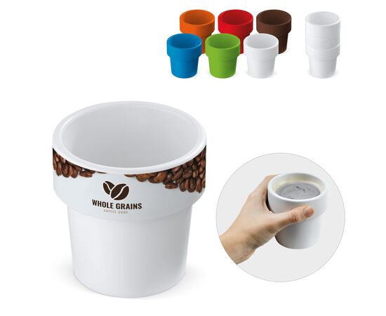 Koffiebeker Hot-but-cool 240ml Blauw -  LT98706-N0011