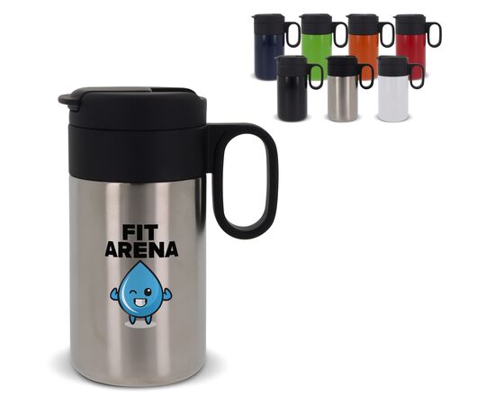 Mug Isotherme Flow  avec poignée 250ml Blanc -  LT98713-N0001