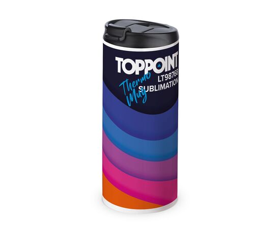 Mug isotherme étanche sublimation 350ml Blanc -  LT98768-N0001
