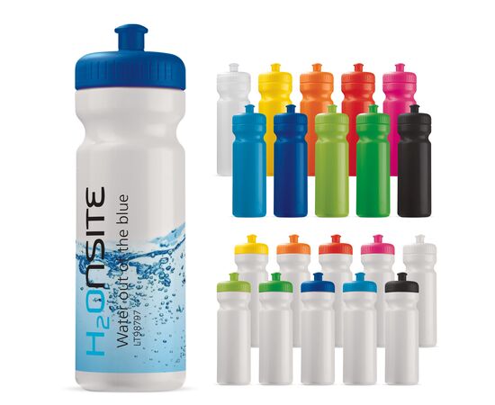 Bidon de sport classic 750ml Blanc, Bleu clair -  LT98797-N0112 Bidon de sport classic 750ml Blanc, Bleu clair -  LT98797-N0112