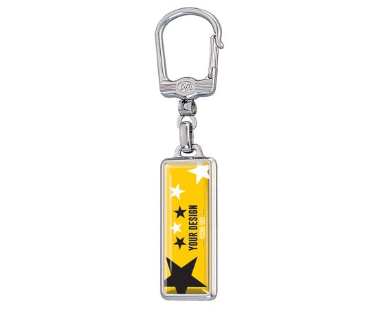 Sleutelhanger metaal 2 zijdig Zilvermat -  LT99610-N0091