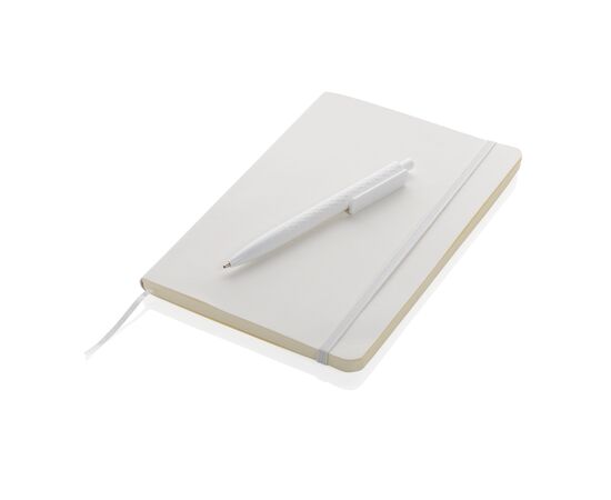 Antimicrobieel A5 notitieboek met pen set Wit - XD Collection P774.153