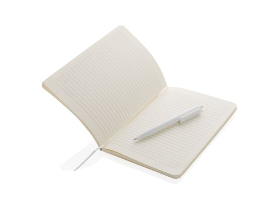 Antimicrobieel A5 notitieboek met pen set Wit - XD Collection P774.153