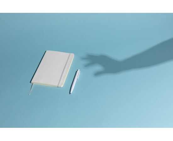 Antimicrobieel A5 notitieboek met pen set Wit - XD Collection P774.153