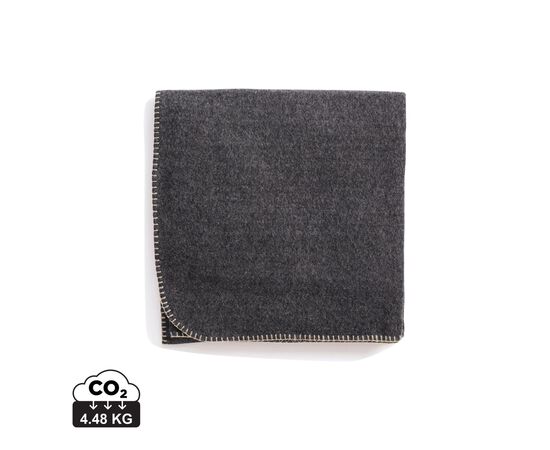 VINGA Couverture / Plaid en polyester recyclée Bilton Gris - Vinga 194620