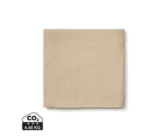 VINGA Couverture / Plaid en polyester recyclée Bilton Beige - Vinga 194622