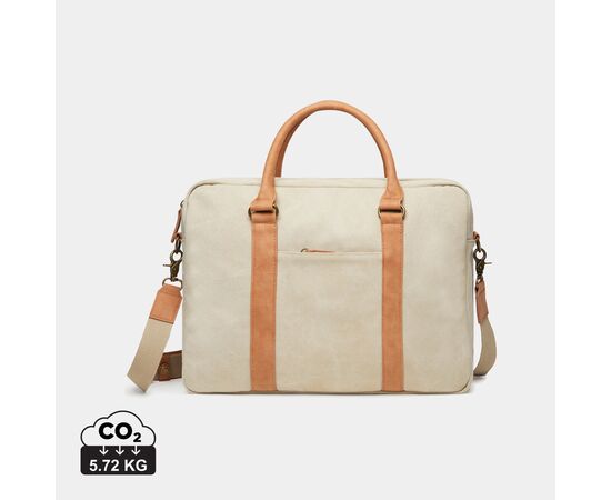 VINGA Sac pour ordinateur en toile recyclée RCS Bosler Beige - Vinga 522320