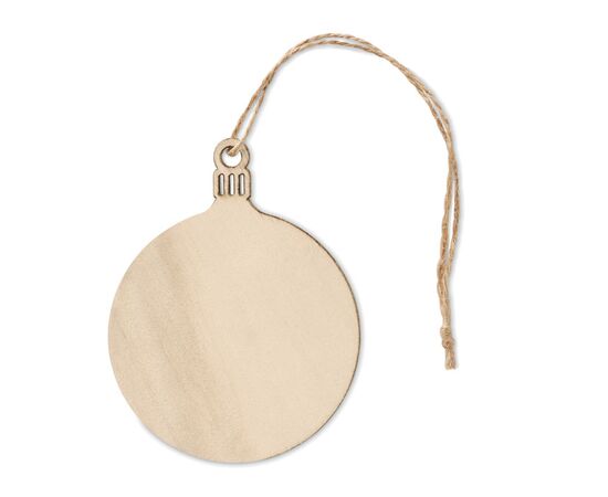 Boomhanger kerstbal Hout -  CX1473-40
