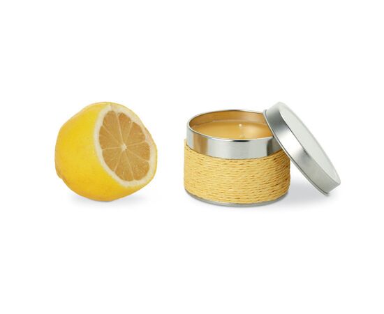 Geurkaars in blikje Geel -  IT2873-08