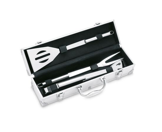 3-Delige BBQ gereedschapset Zilver -  IT3475-14