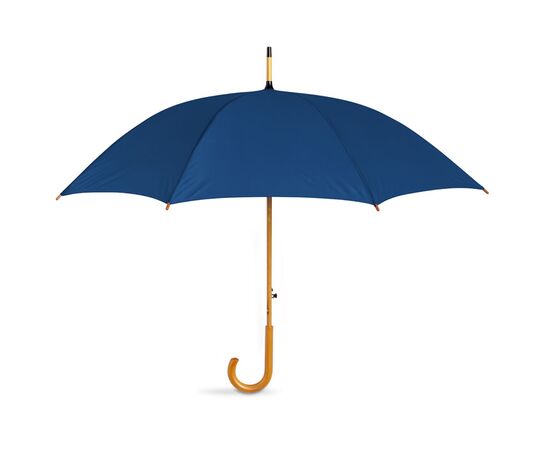 Parapluie avec poignée en bois Bleu -  KC5131-04