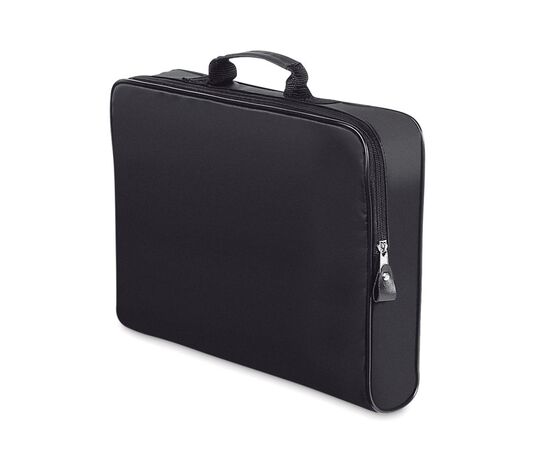 Conference bag with zipper Black -  KC6998-03