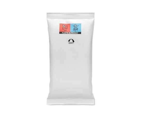 Vochtige verfrissingsdoekjes White -  MO3863-06