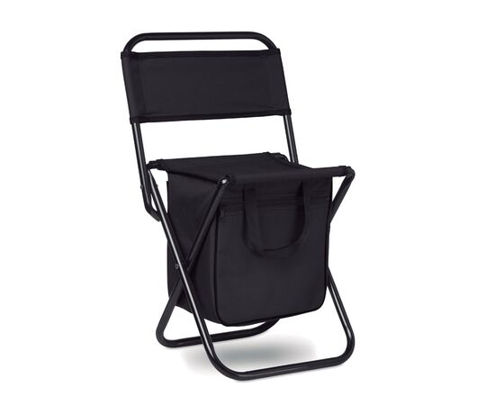 Klappstuhl mit Kühltasche Schwarz -  MO6112-03