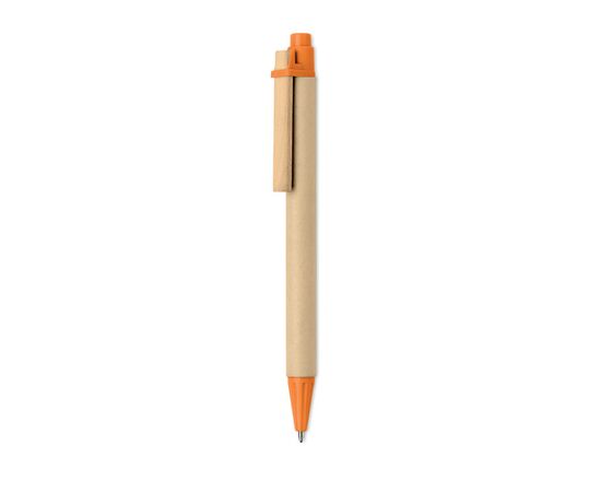 Balpen van papier en maïs Lichtoranje -  MO6119-10