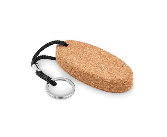 Drijvende sleutelhanger van kurk Zwart -  MO6161-03