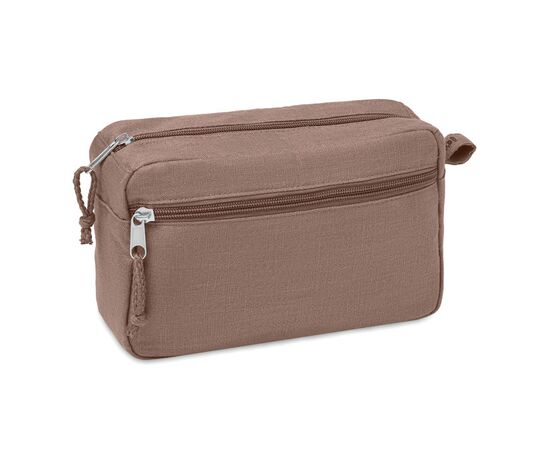 Hemp toilet bag hemp 200 gr/m² Brown -  MO6165-01