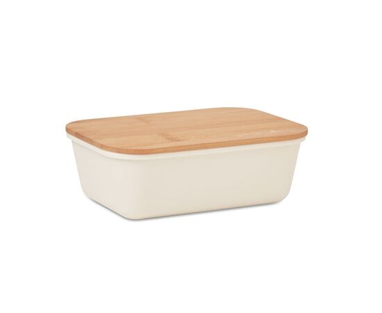 Lunchbox mit Bambus-Deckel Beige -  MO6240-13
