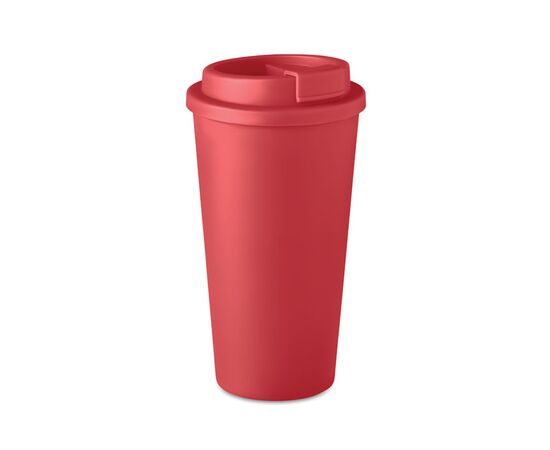 Double wall tumbler 450 ml Red -  MO6244-05