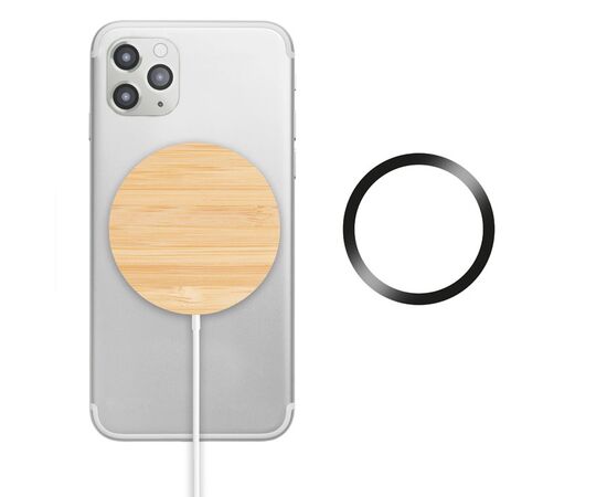 Chargeur sans fil magnétique Bois -  MO6266-40