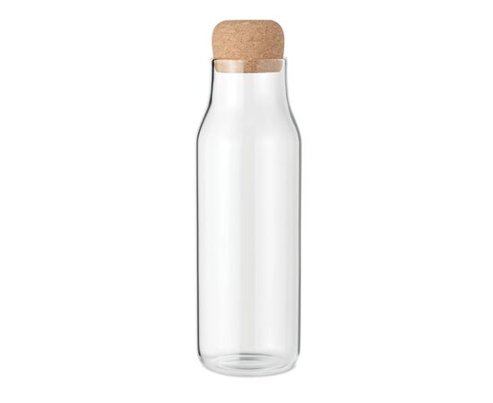 Bouteille verre couvercle liège Transparent -  MO6299-22
