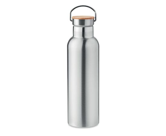 Dubbelwandige thermosfles 750mlMO6372 Mat zilver -  MO6372-16