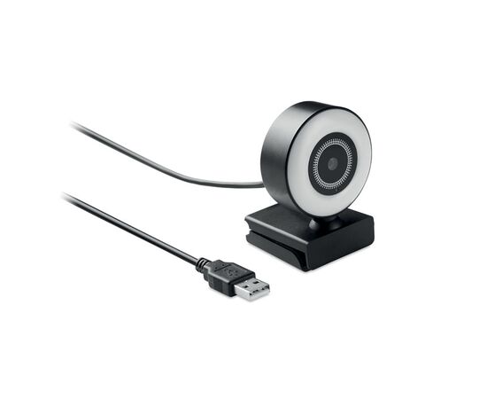 Webcam HD 1080P et lumière Noir -  MO6395-03
