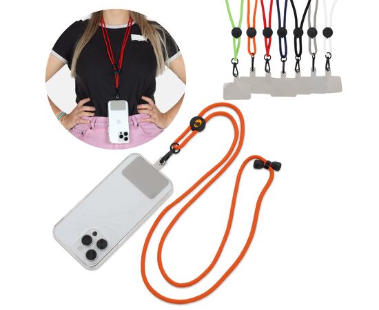 Verstelbaar telefoonsnoer Zwart - empty LT90883-N0002