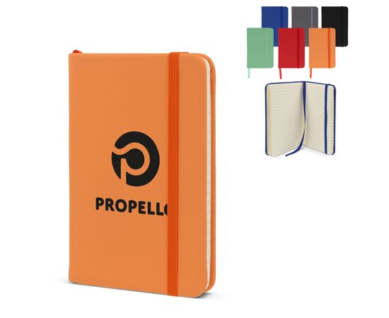 Cahier R-PET/PU A6 Bleu -  LT92070-N0011