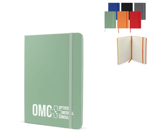 Cahier R-PET/PU A5 Rouge -  LT92071-N0021