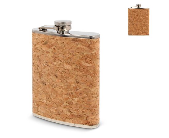 Hip-flask bouchon 220ml Nature -  LT93088-N0094