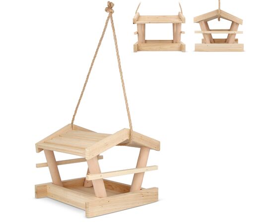 Houten Vogelvoederhuisje FSC Hout -  LT94565-N0093