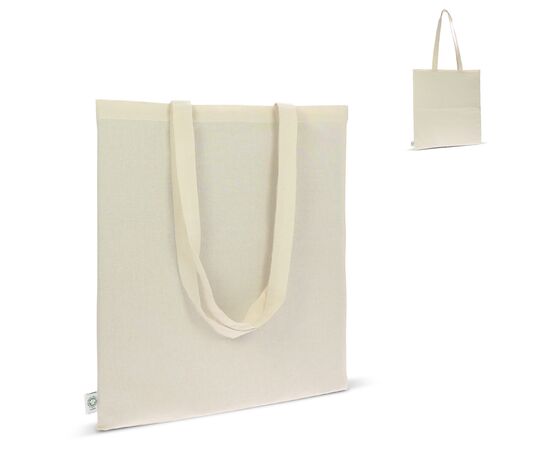 Schoudertas katoen GOTS ecru lang 140g/m² 38x42 cm Ecru -  LT95276-N0054