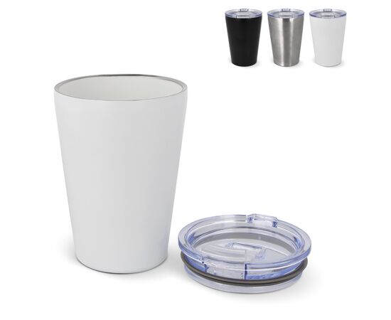 T-ceramic thermo mug Murray with lid 300ml White - T-ceramic LT98725-N0001