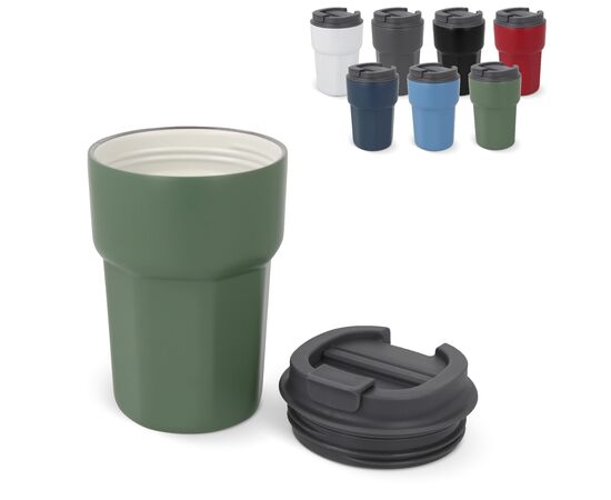 T-ceramic thermomok met deksel Zambezi 350ml Blauw -  LT98728-N0011