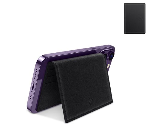 587303 Valenta Card Wallet Magsafe Leather Schwarz - Valenta LT48913-N0002