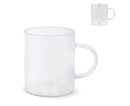 Koffieglas met handvat Vardez 180 ml Transparant -  LT50571-N0004