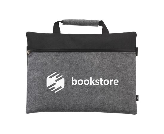 DocuTravel Felt RPET document bag Grey -  123490