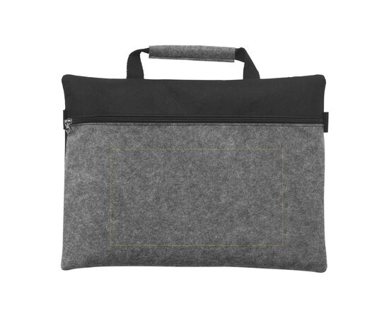 DocuTravel Felt RPET document bag Grey -  123490