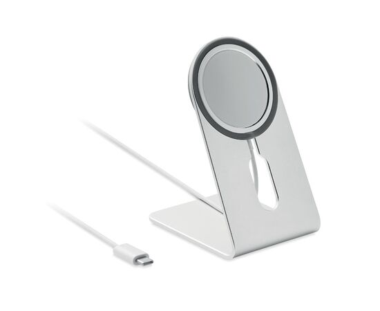 Magnetisches Ladegerät 15W Matt silber -  MO6417-16