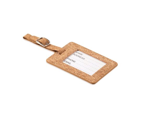 Etiquette à bagage en liège Beige -  MO6418-13