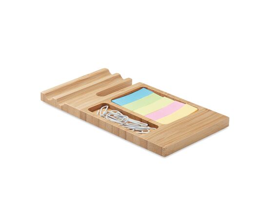 Bamboo desk phone stand Wood -  MO6451-40