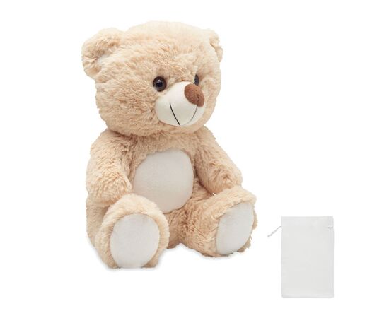 Grand ours en peluche en RPET Beige -  MO6505-13