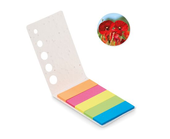 Notes adhésives en papier à pla Blanc -  MO6511-06
