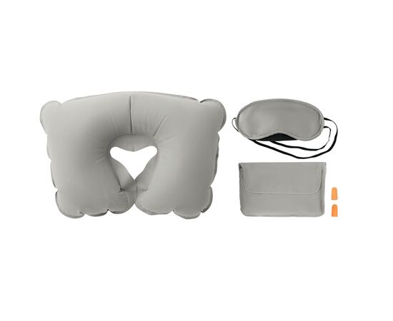 Reisset met kussen                 Grijs -  MO7263-07