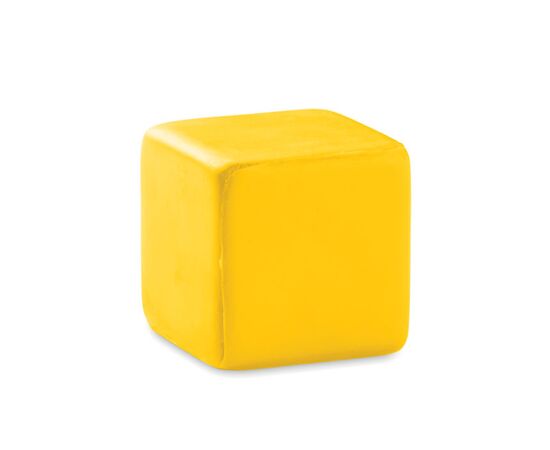 Anti-stress square Yellow -  MO7659-08